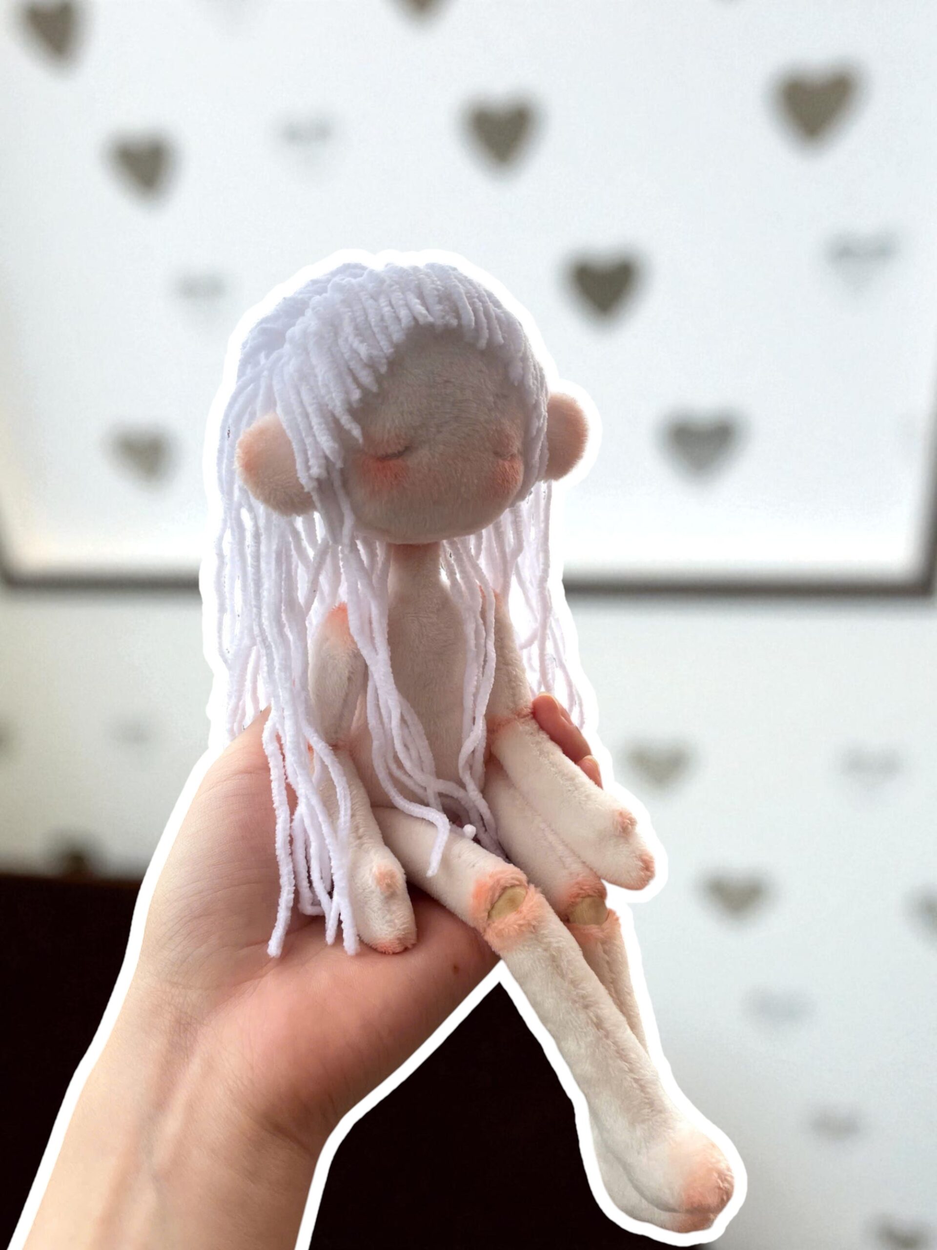 Hướng dẫn may búp bê vải khớp gỗ (25 cm)-DollieQuest.COM