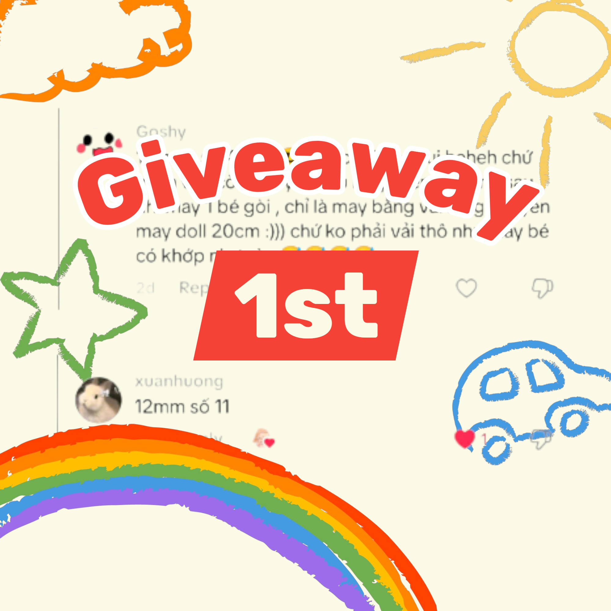 Recap: Quay thưởng giveaway lần thứ nhất-DollieQuest.COM